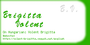 brigitta volent business card